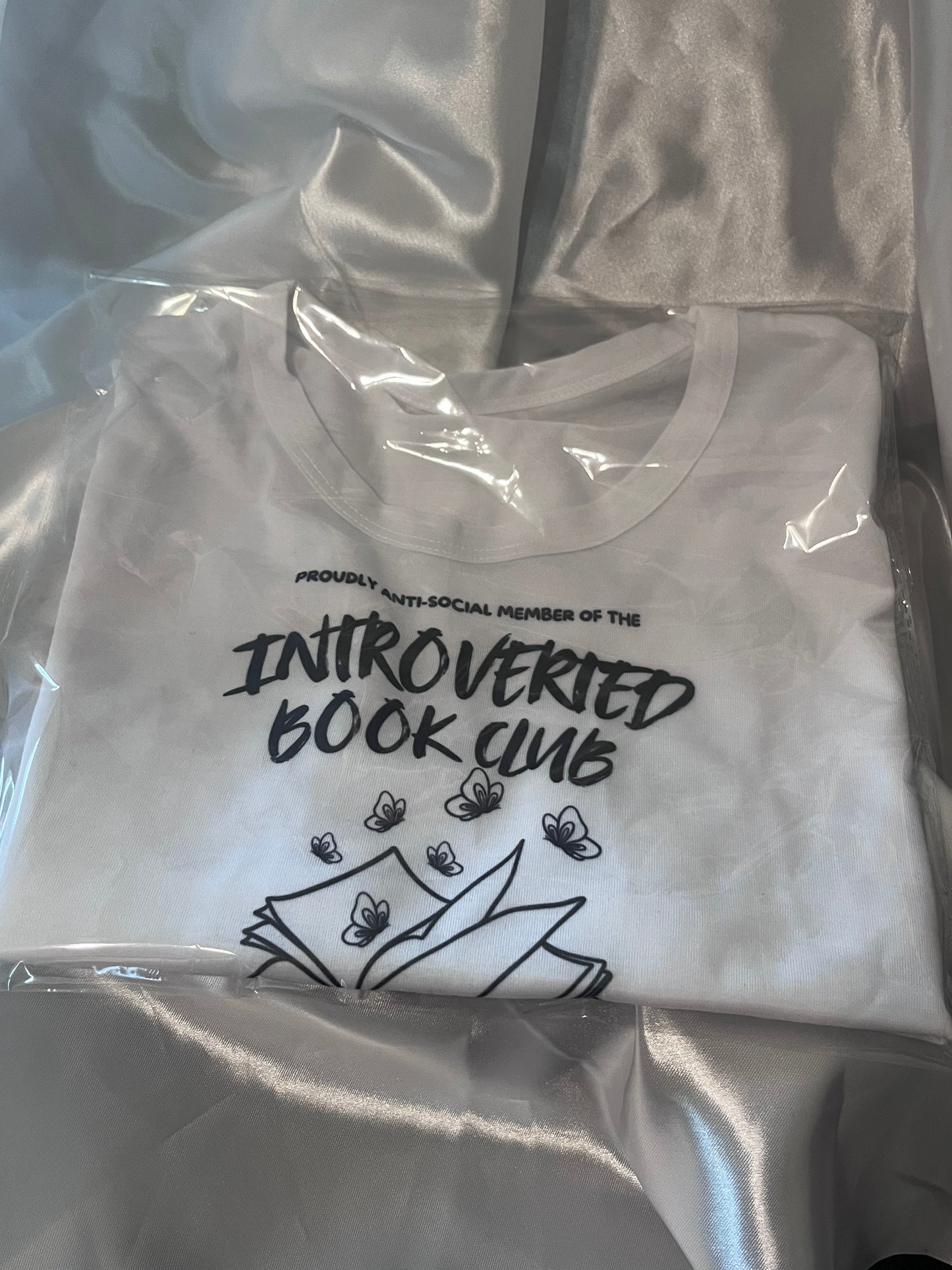 T shirt introverted book club
