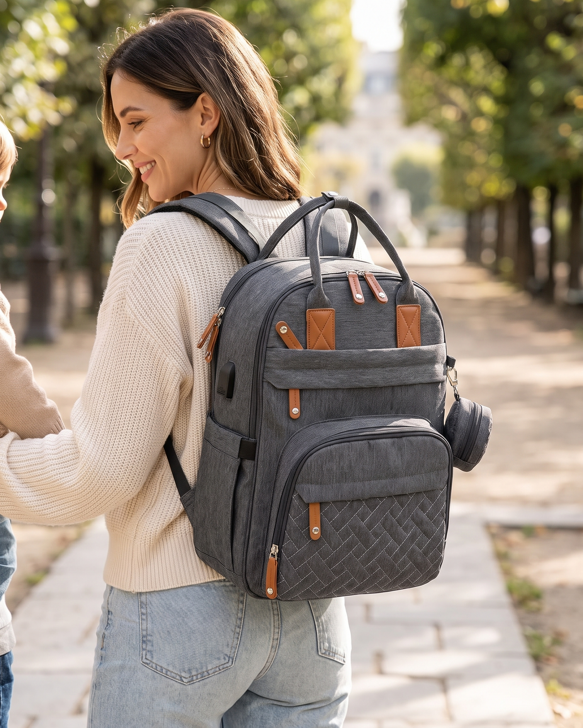 Cocon Mobile sac à langer bébé avec matelas à langer Cocoonette