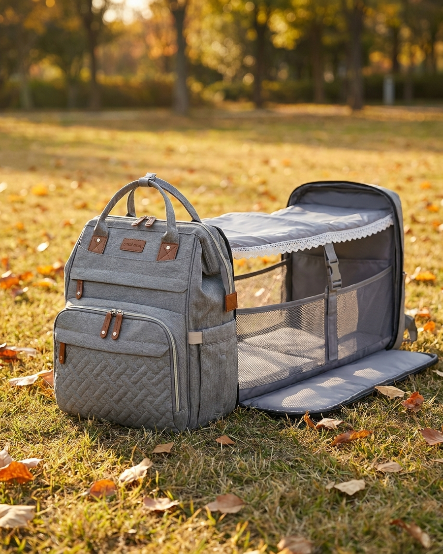 Cocon Mobile Plus sac à dos à langer avec matelas intégré Cocoonette