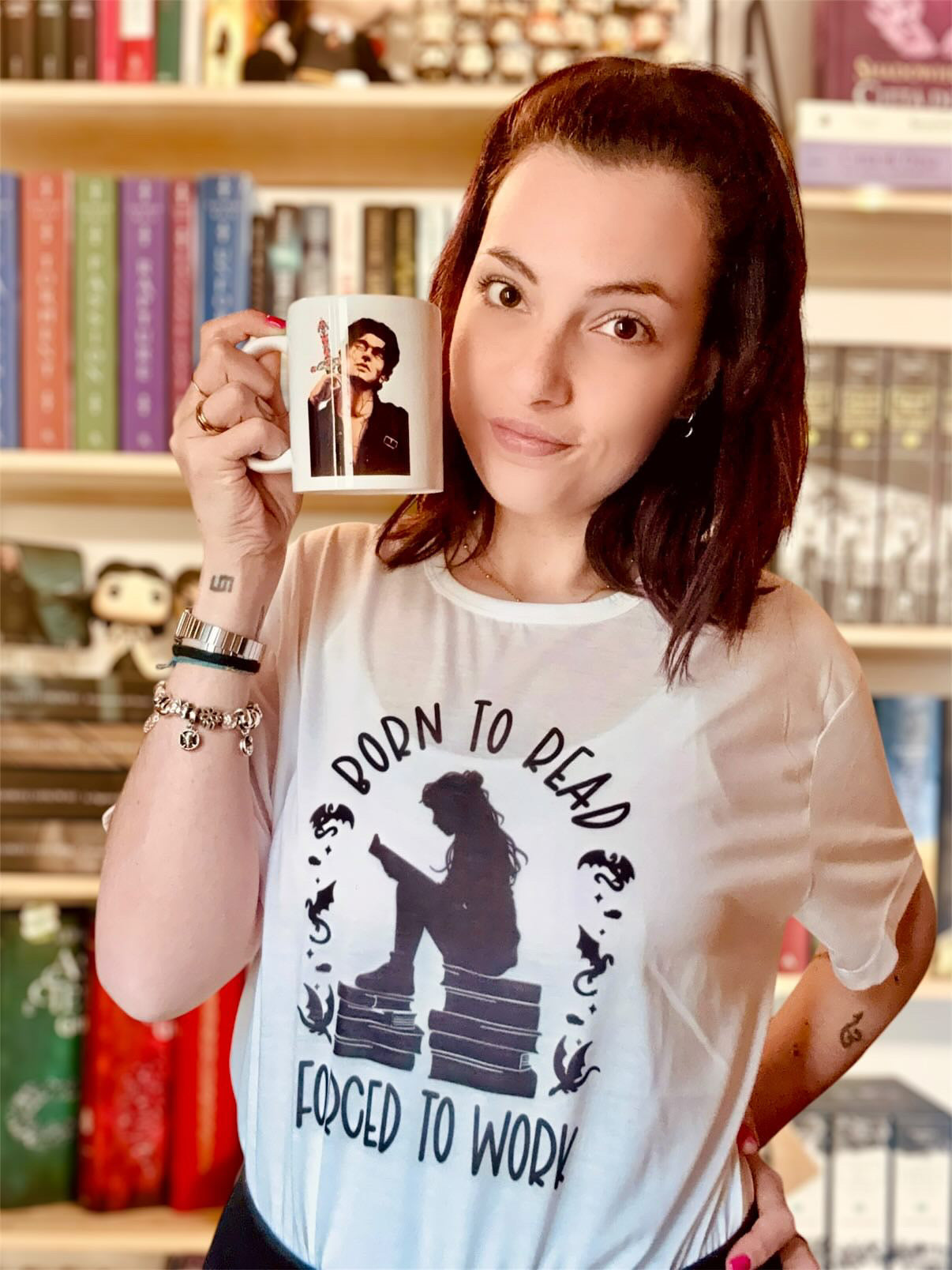 T-shirt “Born to read”