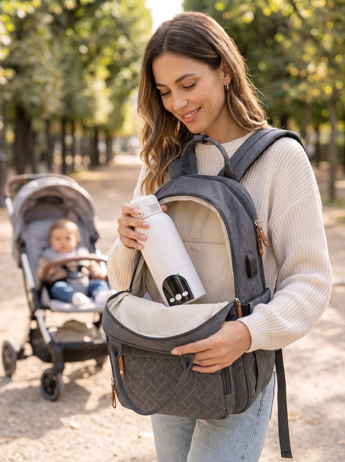 Chauffe Câlin — Chauffe-biberon nomade sans fil